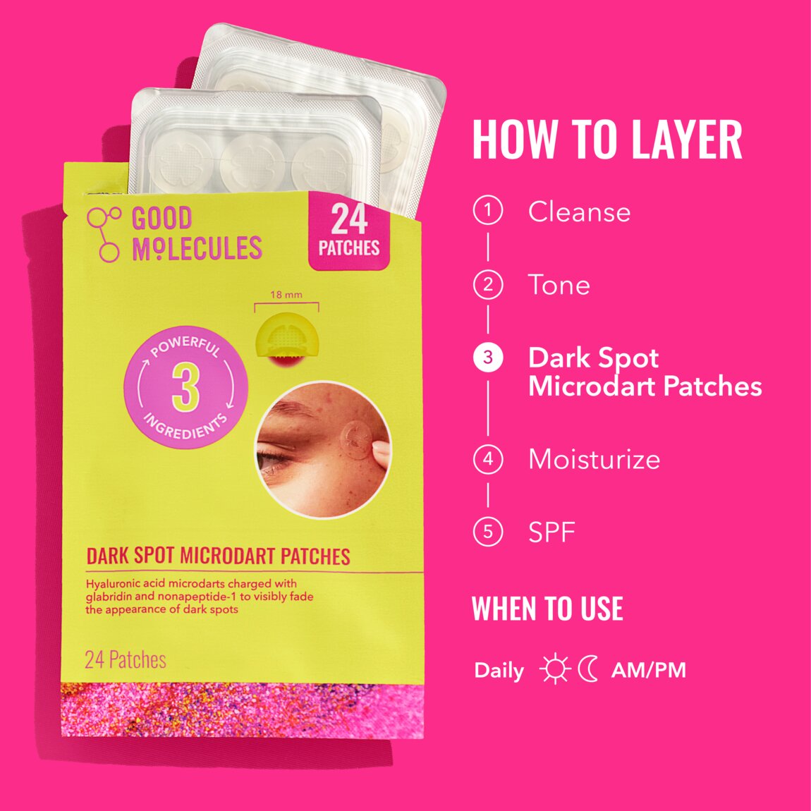 Good Molecules Dark Spot Microdart Patches 24 Patches alternative view 5.